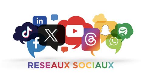 Écran d'ordinateur montrant des profils de réseaux sociaux