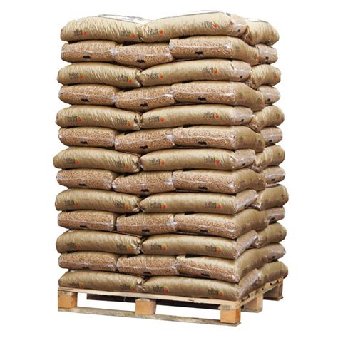 Palette de sacs de pellets