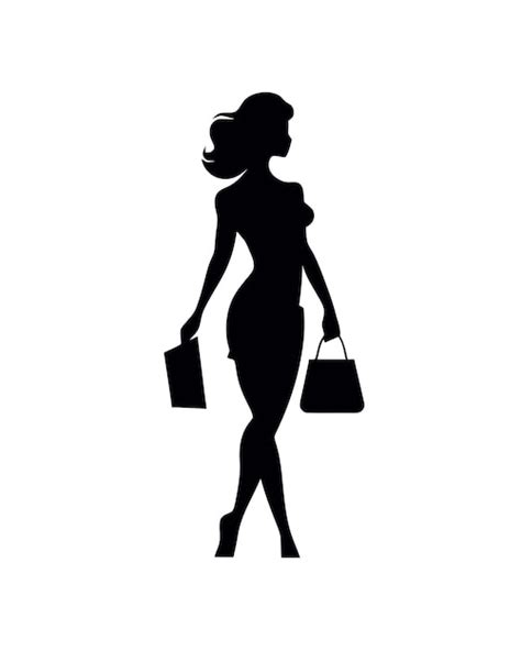 Silhouette d'une femme exploratrice avec un sac à dos
