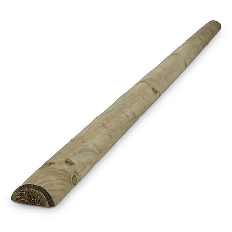 Bordure demi-rondin en bois