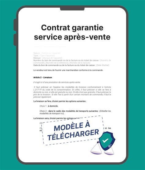 Image d'un bon de garantie ou d'un service après-vente