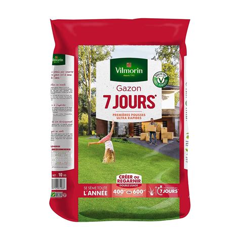 Gazon 7 jours Vilmorin packaging