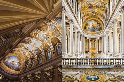 Détail de la dorure restaurée sur la Chapelle Royale de Versailles