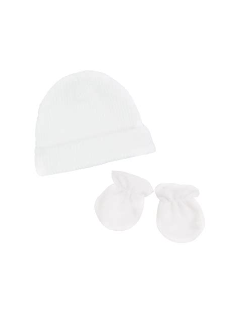 bébé avec un bonnet chaud et des moufles