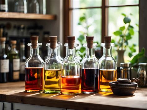 Différents types de vinaigres