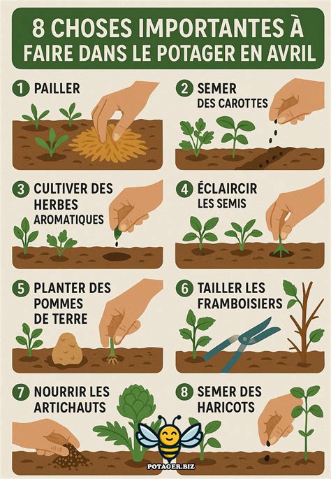 Schéma illustrant la bonne période pour pailler les carottes après la levée