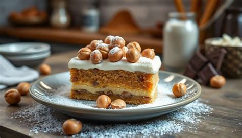 Plat de pâtisseries avec des noisettes