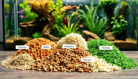 Diagramme comparatif des besoins en substrat pour différents types de plantes (succulentes, orchidées, plantes tropicales)