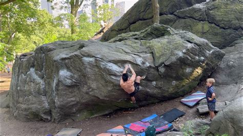 Bouldering dans Central Park