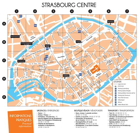 Carte de Strasbourg et Oberhausbergen avec le lieu de l'accident