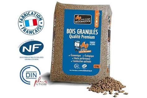 granulés de bois (pellets)