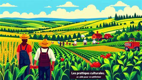 Producteur agricole expliquant les pratiques culturales