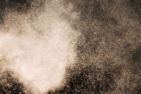 Particules de poussière dans l'air et leur impact