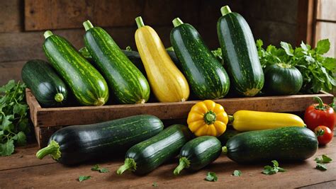 Tableau comparatif des variétés de courgettes