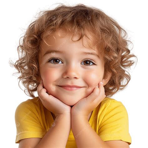 Enfant souriant façonnant l'argile