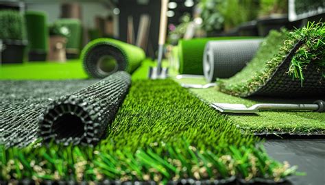 Diversité des brins de gazon synthétique pour différents usages