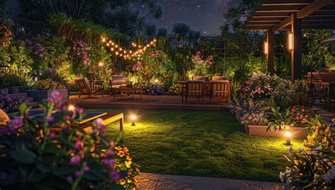 Planification de l'éclairage du jardin