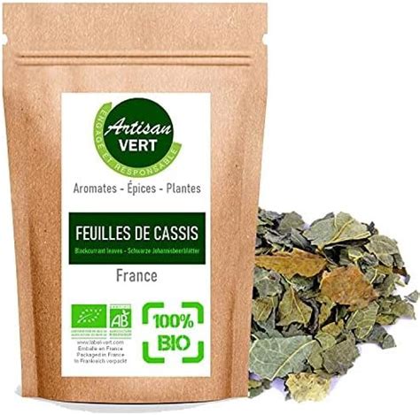 Feuilles de cassis pour tisane