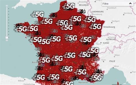 Carte de la couverture du signal DCF77