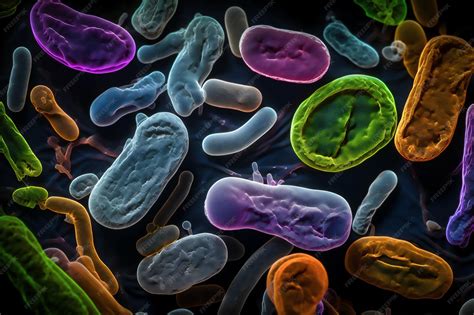 microscope montrant des bactéries dans du marc de café