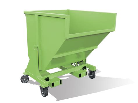 Benne basculante pour curage de boxes