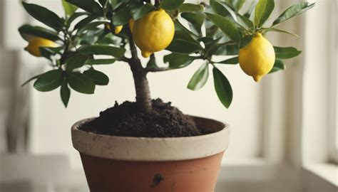 rempotage d'un citronnier en pot, étapes