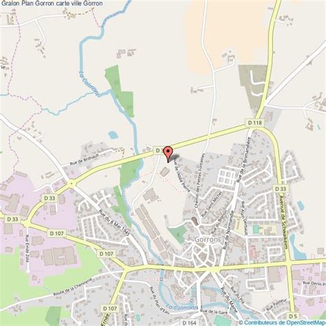 Carte de Gorron et ses environs
