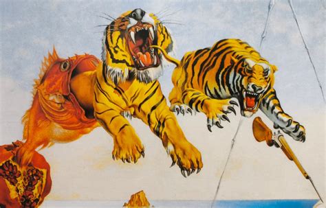 Salvador Dali, Rêve causé par le vol d’une abeille autour d’une pomme-grenade, une seconde avant l’éveil