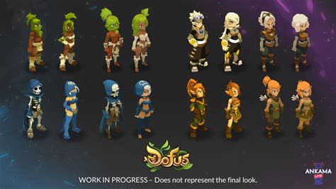 Illustration d'un personnage Dofus récoltant des ressources dans un environnement luxuriant