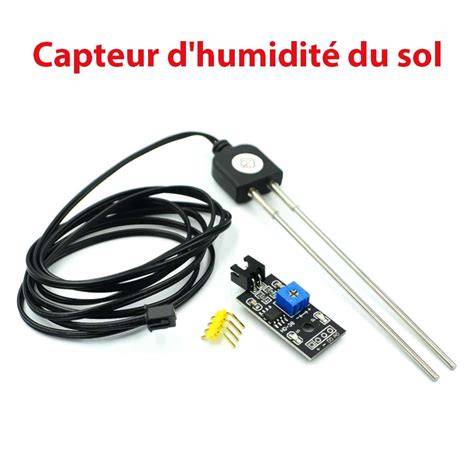 Capteur d'humidité du sol en fonctionnement