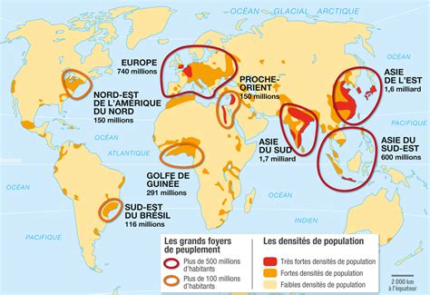 Infographie montrant la répartition des peuples chasseurs-cueilleurs dans le monde