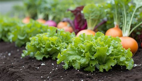 Jardin potager avec légumes racines