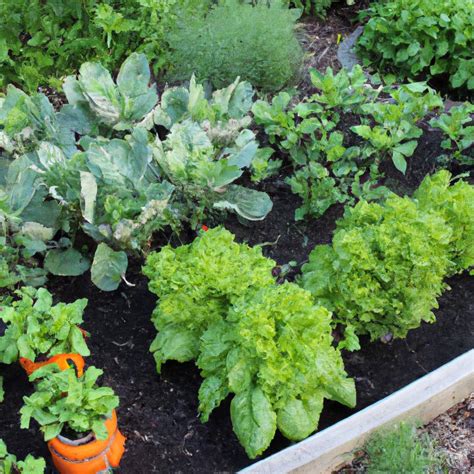 Jardin potager florissant