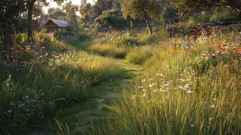 Un jardin sauvage et réfléchi