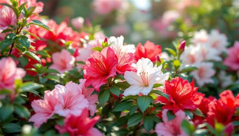floraison des azalées et rhododendrons