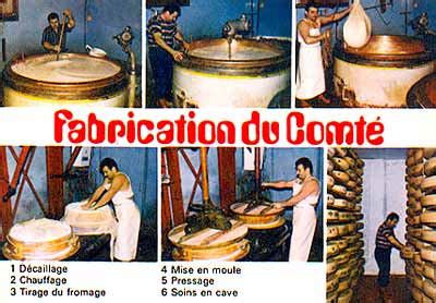 Outils traditionnels de fabrication du Comté : tranche-caillé, baratte, cuves en cuivre et cloches