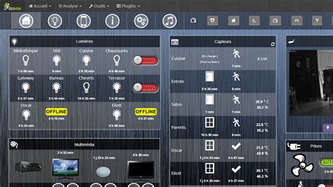 Exemple de widget Jeedom pour Yeelight