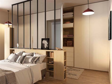 Chambre parentale avec lit Queen size et linge de qualité