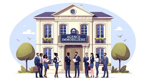 Illustration d'une agence immobilière