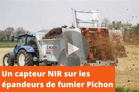 capteur NIR sur épandeur de fumier