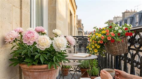 Balcon fleuri sans entretien