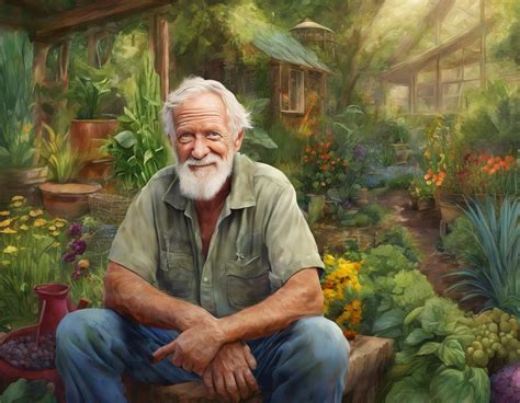 Portrait de Bill Mollison, fondateur de la permaculture