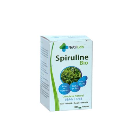 Bocal de spiruline séchée