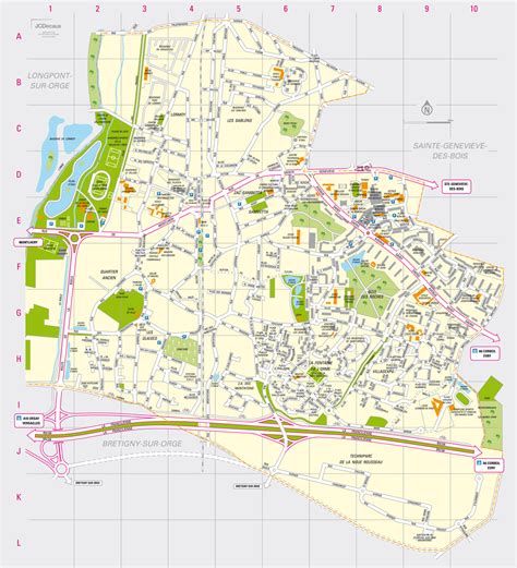 Plan de localisation de l'établissement GVMA à Saint-Michel-sur-Orge
