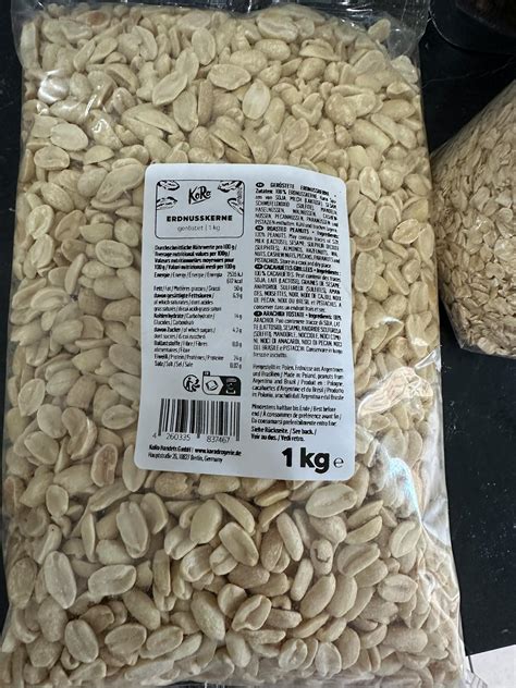 graines de cacahuètes non grillées et non salées