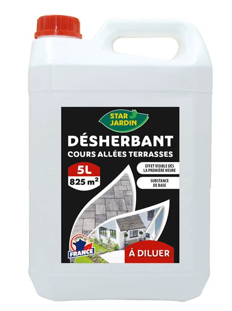 Bouteille de désherbant Star Jardin 5L
