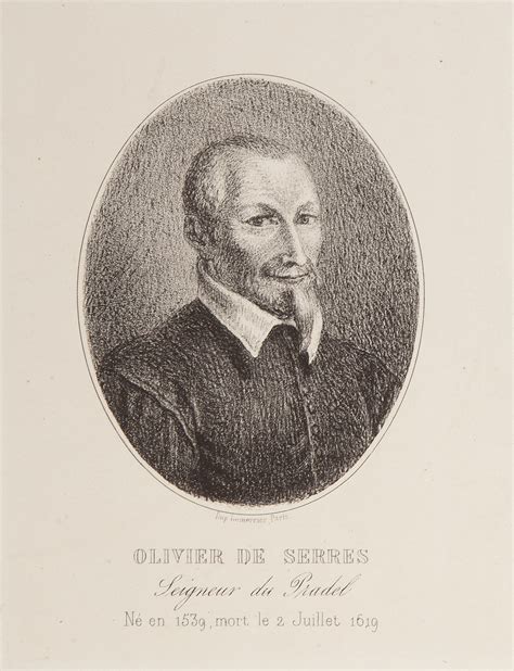 Portrait gravé d'Olivier de Serres