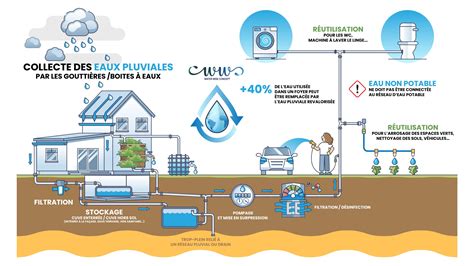 Système de récupération et de stockage de l'eau de pluie