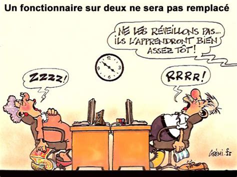 Caricature de fonctionnaire de bureau