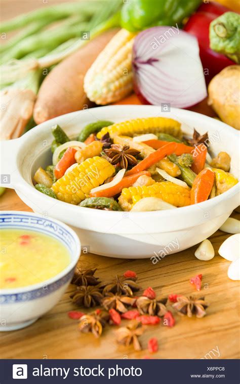 Assortiment de légumes chinois